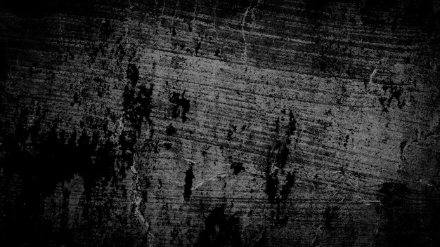 Dark black grunge cracked wall background