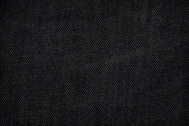 Premium Photo | Dark black jeans texture background