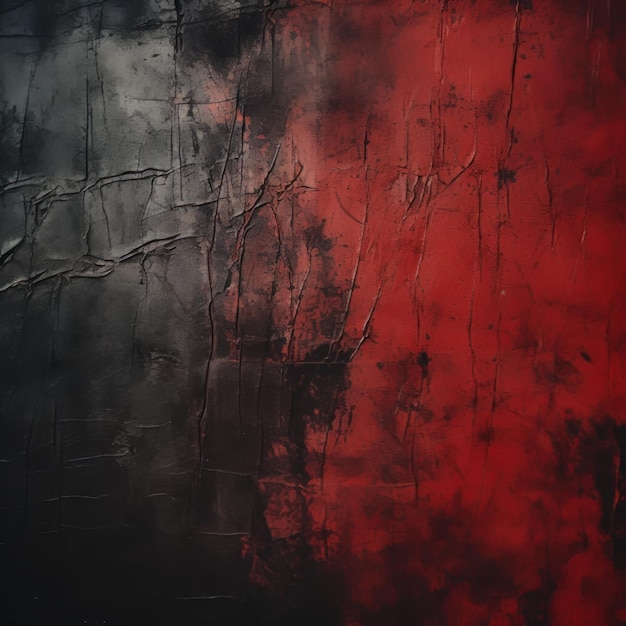 Dark black and red abstract texture background Generative AI