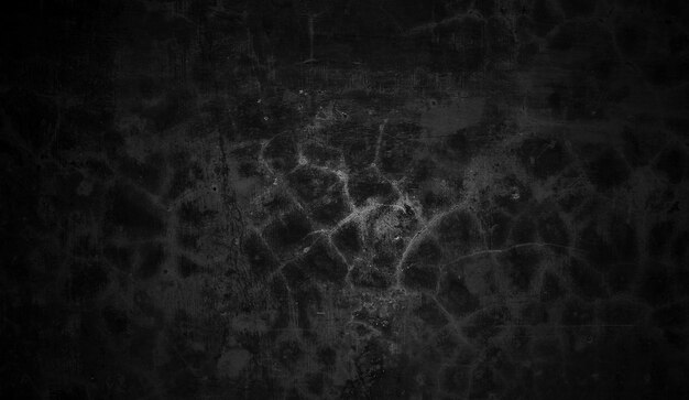 Dark and black wall halloween background concept black concrete\
dusty for background horror cement texture