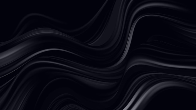 dark black wave background abstract