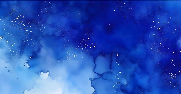 Dark blue abstract background with space for design navy color watercolor