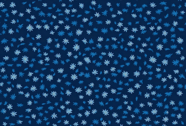 Photo dark blue abstract background with white stars
