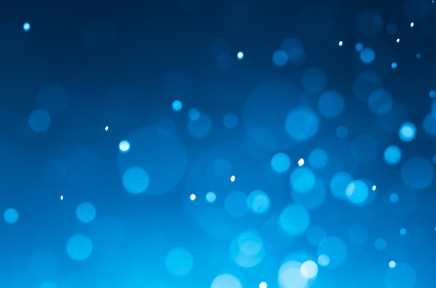 Photo dark blue abstract backgrounds with bokeh.