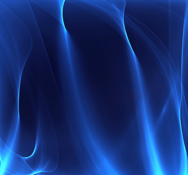 Фото Темно-синий фон с дымчатыми линиями