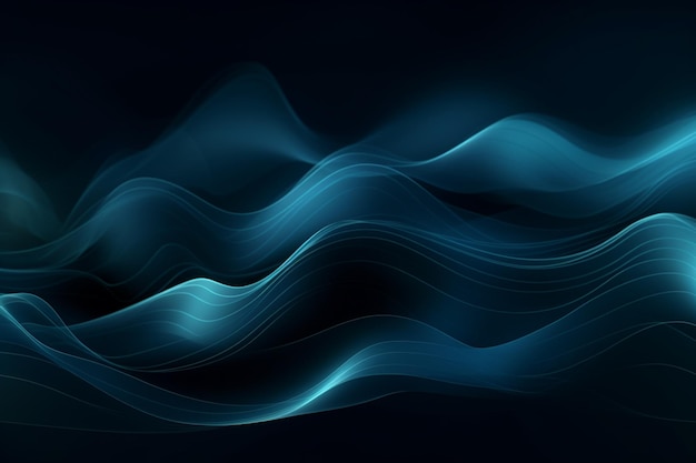 波状のパターンを持つ濃い青色の背景。