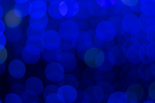 Dark blue bokeh