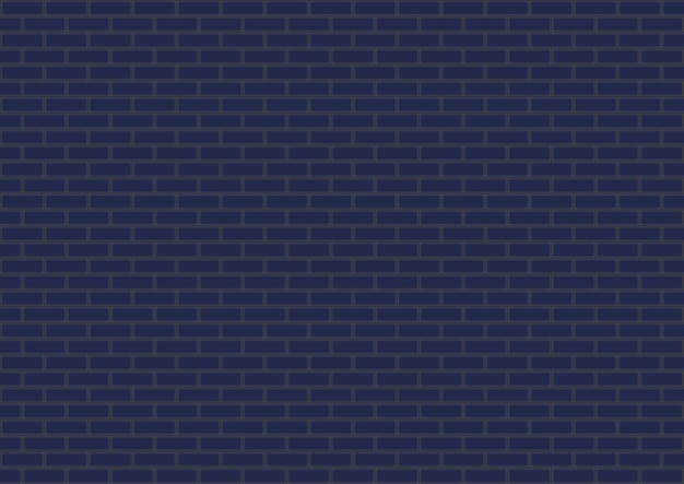 A dark blue brick wall with a white border.