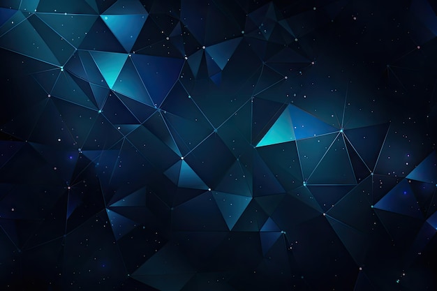 Photo dark blue color background geometric shape wallpaper gradient