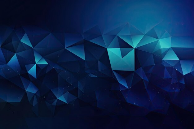 Photo dark blue color background geometric shape wallpaper gradient