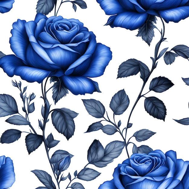 dark blue floral background