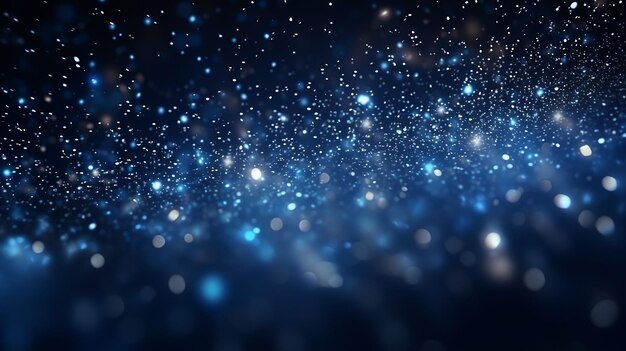 dark blue and glow particles for your background