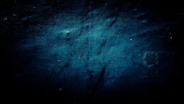 dark blue grunge texture background of old wall concrete