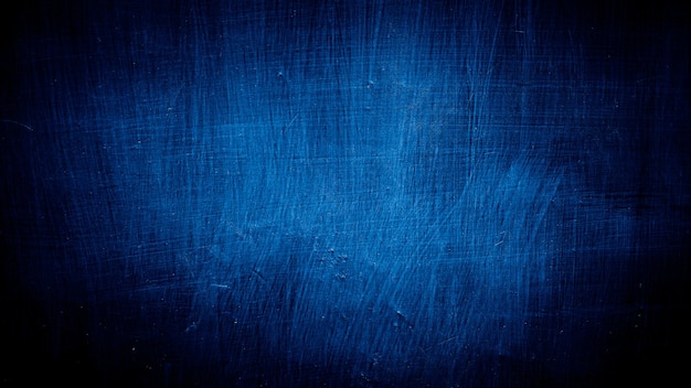 진한 파란색 지저분한 추상 시멘트 콘크리트 벽 질감 배경