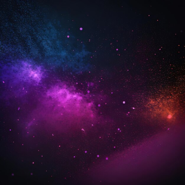 Dark Blue and magenta glow particle abstract background texture