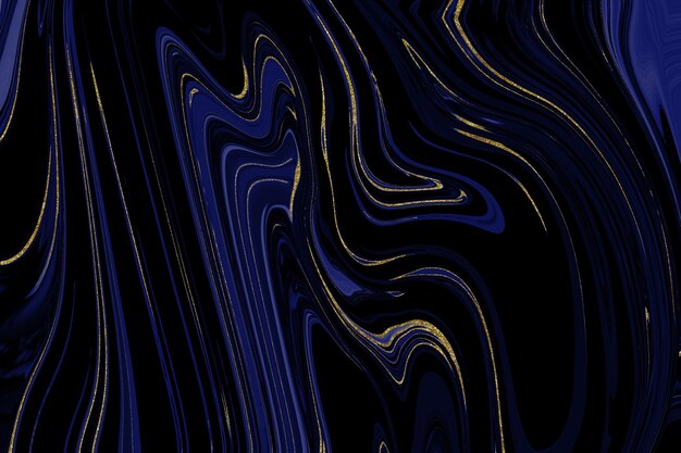 Dark blue marble background with gold lining