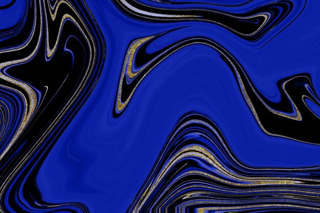 Темно-синий мраморный фон с золотой подкладкой