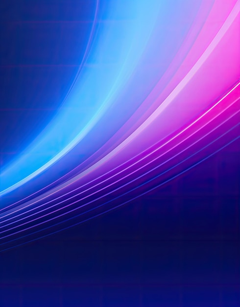 dark blue and pink light lines neon gradient abstract background with sleek modern