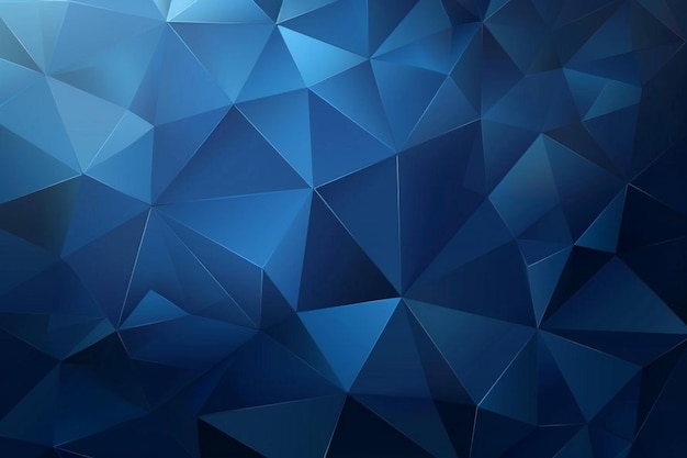 Dark blue polygonal background