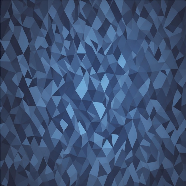 Photo dark blue polygonal background