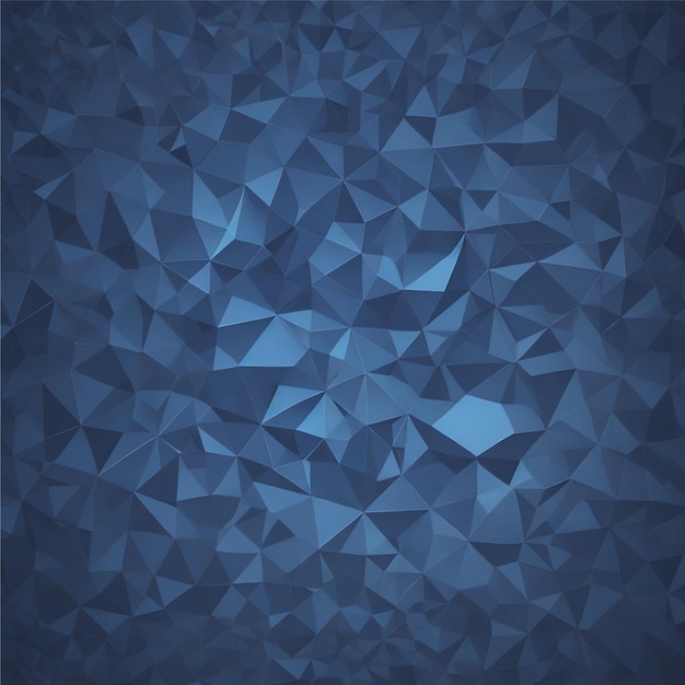 Photo dark blue polygonal background