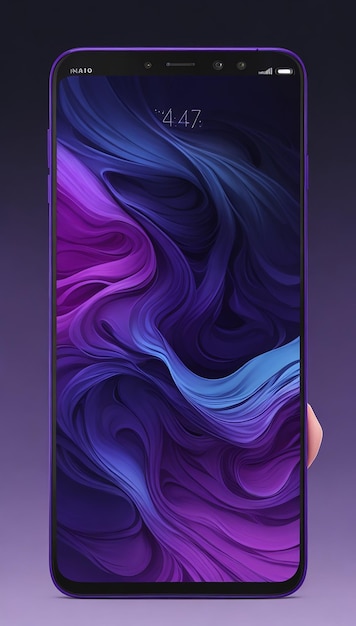 Photo dark blue and purple gradient color
