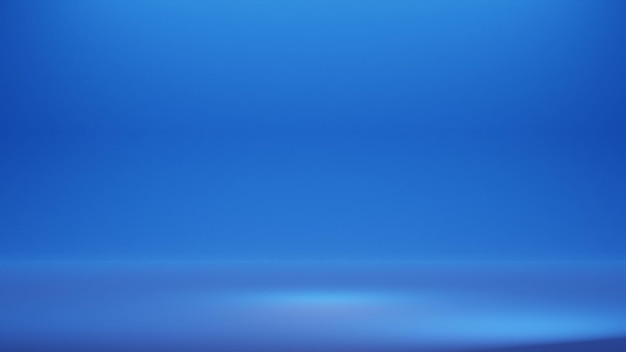 Dark blue room with gradient blue abstract background for display product