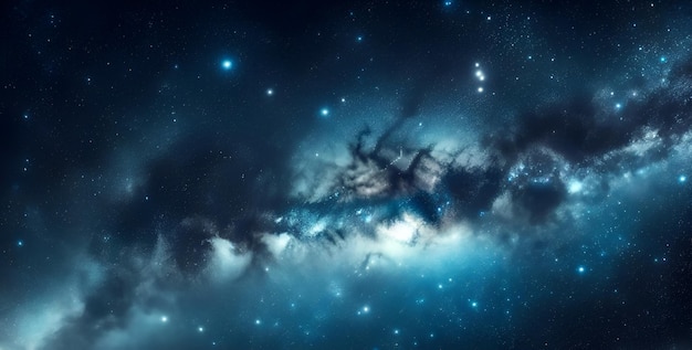 Photo dark blue space galaxy wallpaper