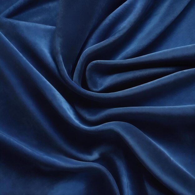 Dark blue velvet fabric texture used as background sky color panne fabric background of soft and smo