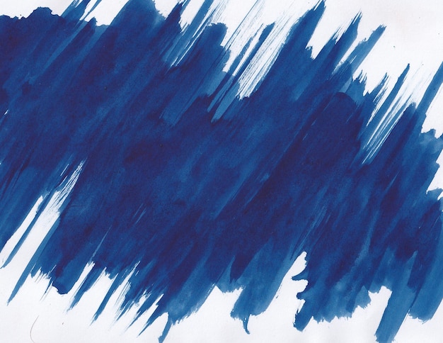 Dark blue watercolour paint brush stroke background textured dark colour