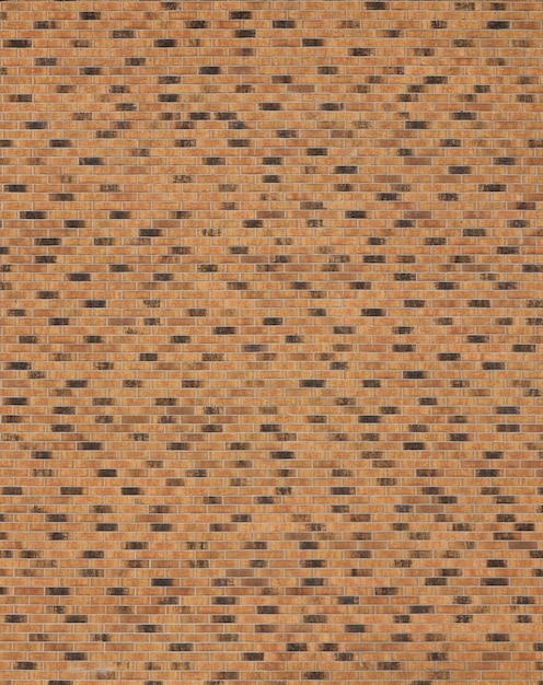 Dark brick wall pattern with chaotic masonry order Background texture or resource for 3d texturing Many bricks in big modern stone wall