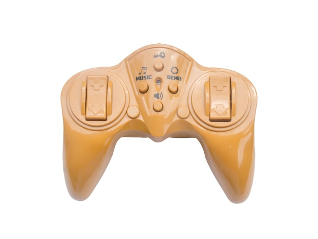 Dark brown game or toy remote control for children and adult pla