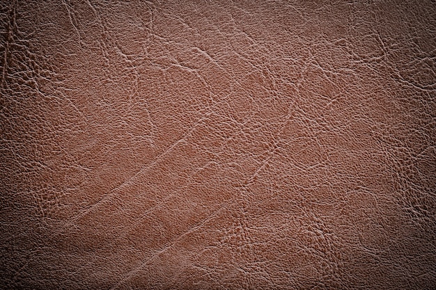 Dark brown leather texture can be use as background