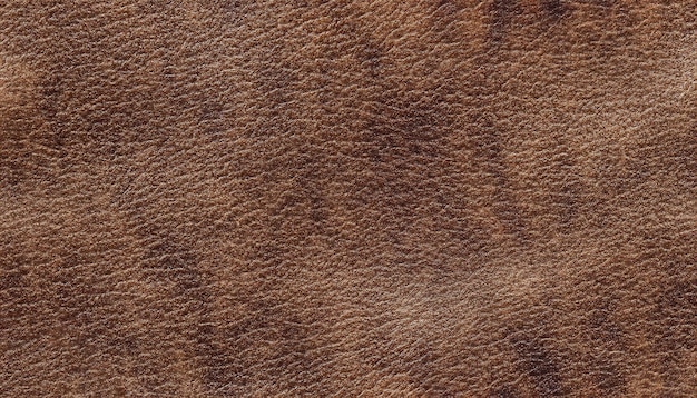 Dark brown leather texture closeup can be used as background