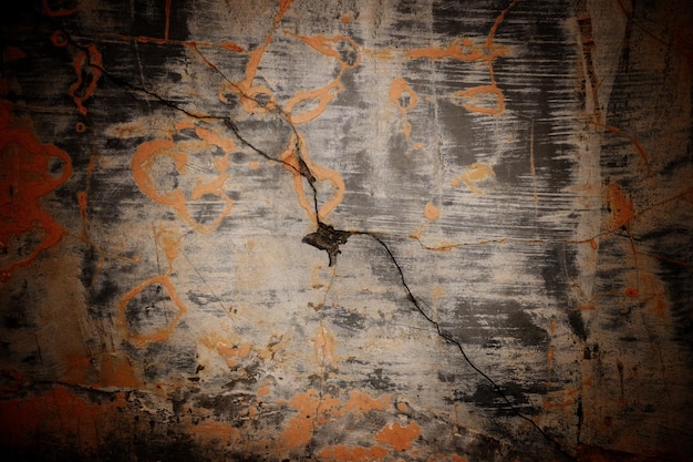 Dark cement wall texture for background old walls full of scratches and stains