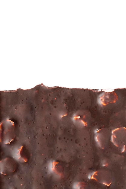 Dark chocolate closeup