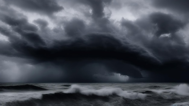 雷雨の前の暗い雲