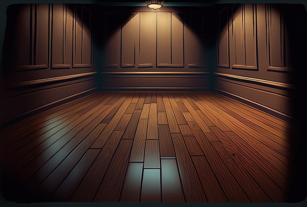 Dark colored wood flooring