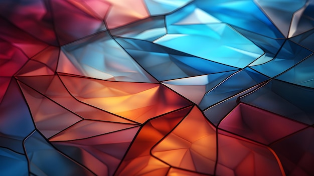 dark and colorful geometric abstract background