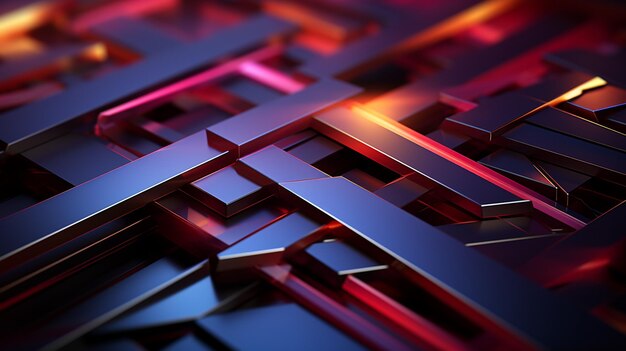 Dark and colorful geometric hd 8k wall paper stock photographic image