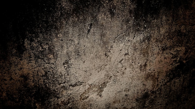 어두운 콘크리트 벽 질감 배경 시멘트는 얼룩과 긁힘으로 가득 차 있습니다.