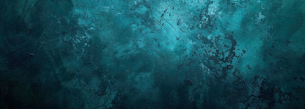 Dark cyan color grunge scratch background texture