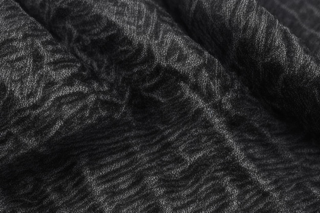 Photo dark fabric pattern with frayed texture and irregularities