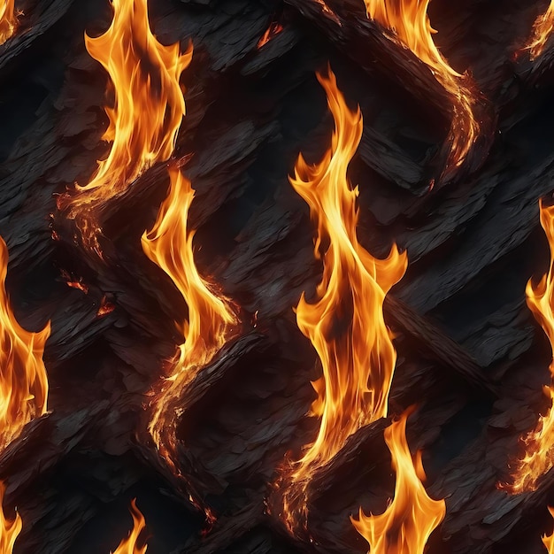 Dark flame background fire border realistic image