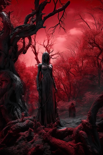 The dark forest of the dead