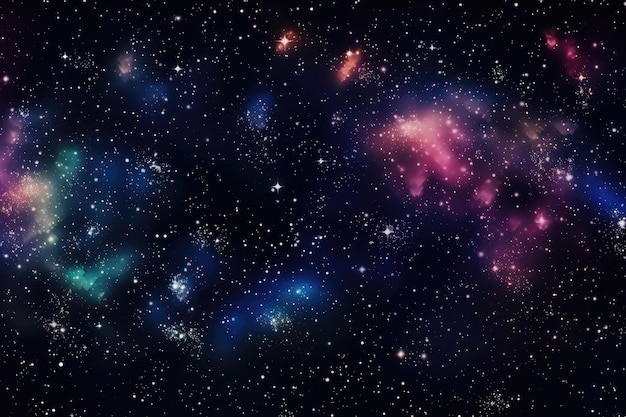 Dark galaxy patterned background generative ai