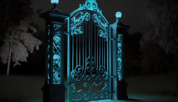 The dark gate is a classic style