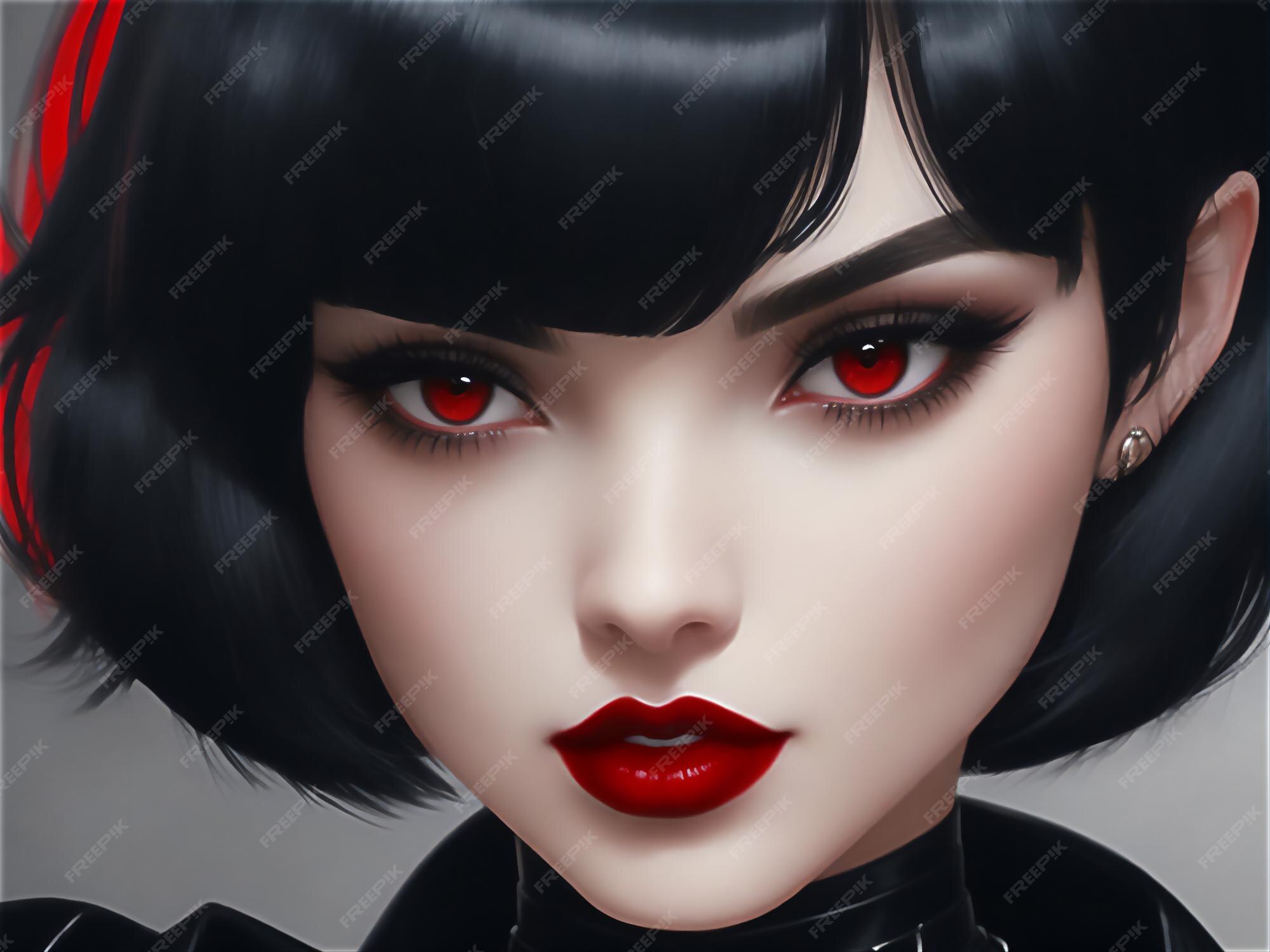 Premium AI Image dark girl