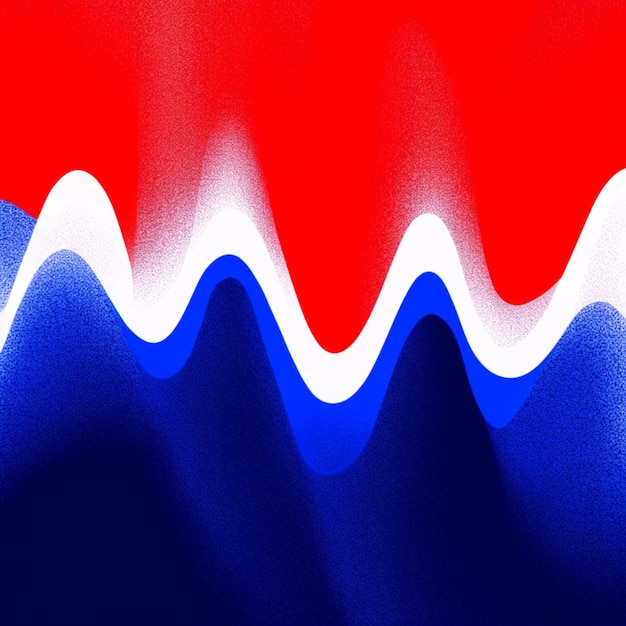 Foto sfondo a gradiente scuro con linee ondulate fluenti rosse e blu carta da parati di progettazione