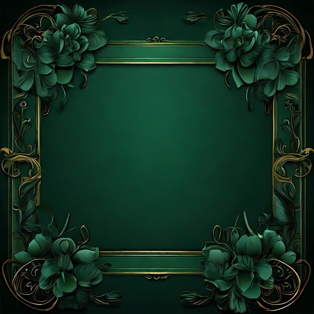 dark green background for a card back AI